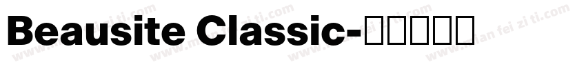 Beausite Classic字体转换